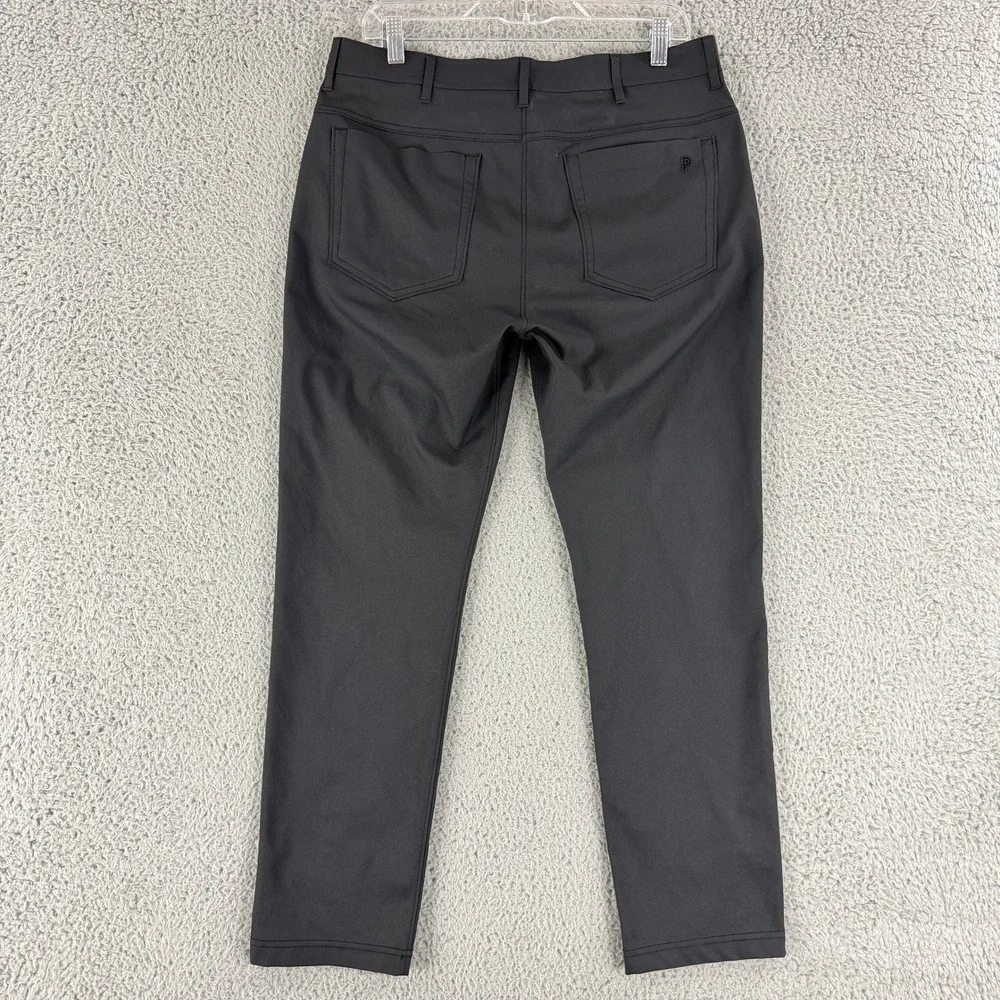 Public Rec Workday Pants Mens 32x30 Black Performance Tapered 5 Pocket Stretch